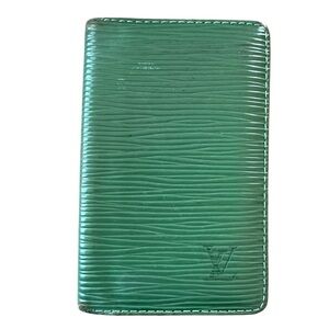 Louis Vuitton Epi Leather Card Holder Wallet, vintage!